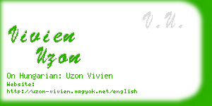 vivien uzon business card